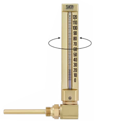 Термометр промышленный с вращающимся корпусом SIKA 272BDR Термометры