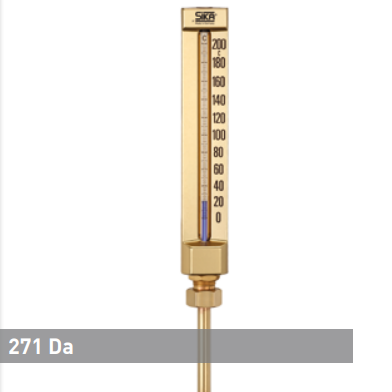 Термометр промышленный с накидной гайкой SIKA 272Da Термометры