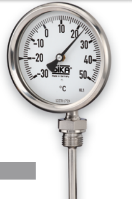 Термометр газа и жидкостей биметаллический SIKA 681 Термометры